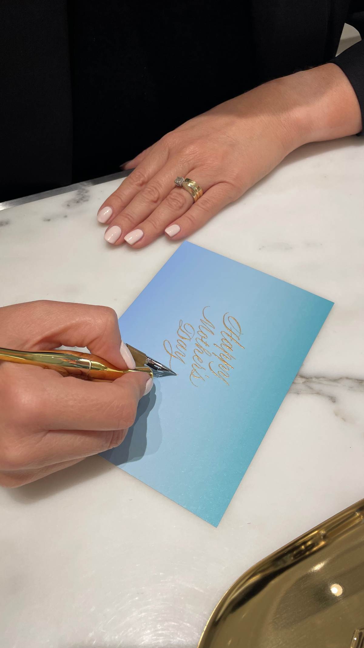 02 Tiffany & Co Pacific Fair Mother's Day calligraphy
