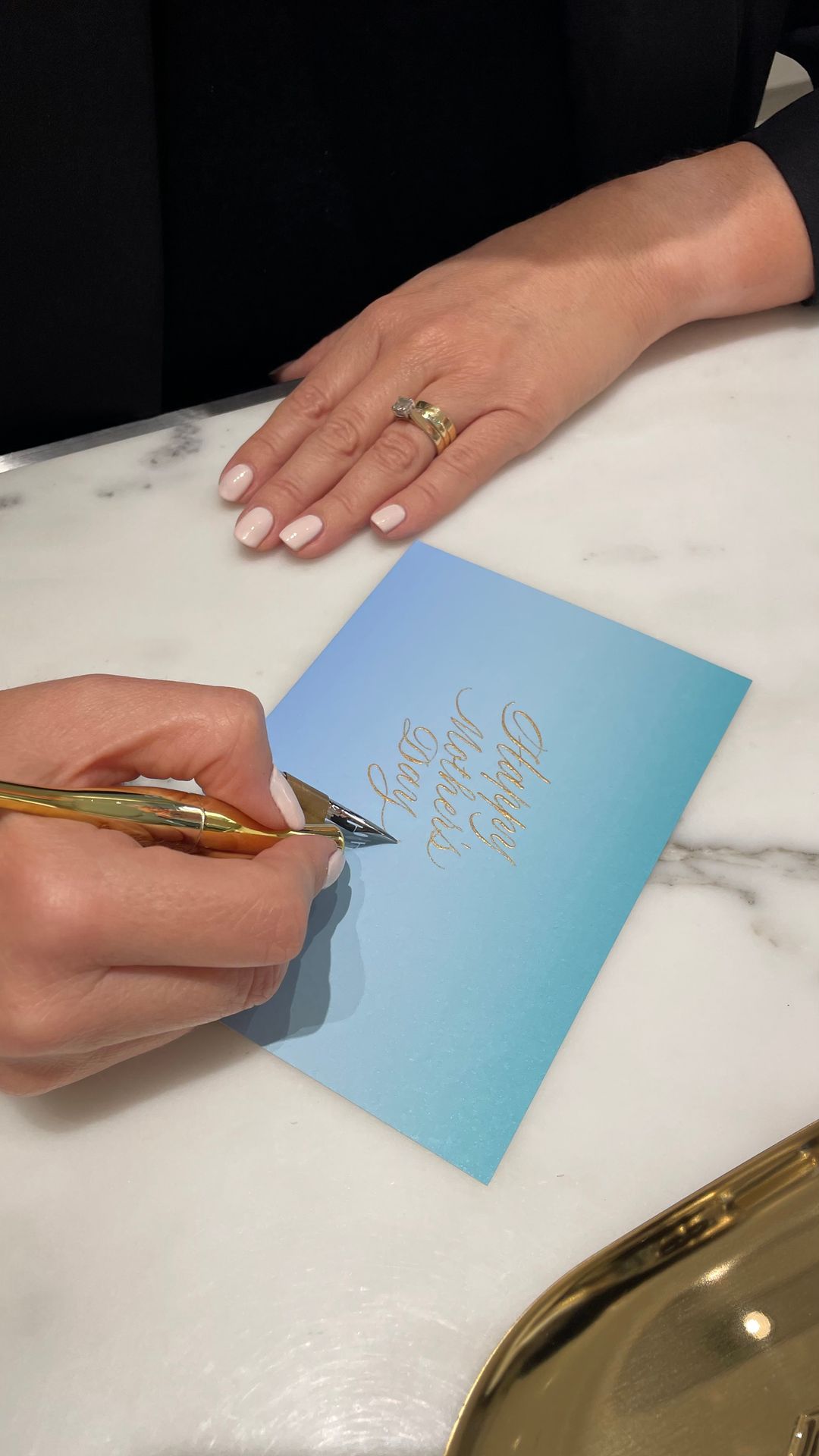 02 Tiffany & Co Pacific Fair Mother's Day calligraphy