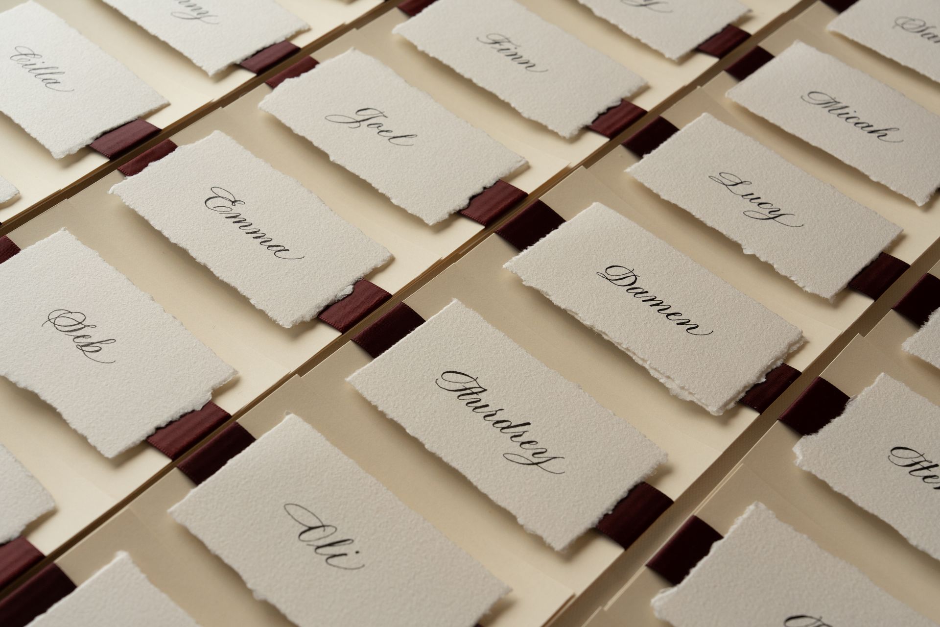 07 Calligraphy place card 1