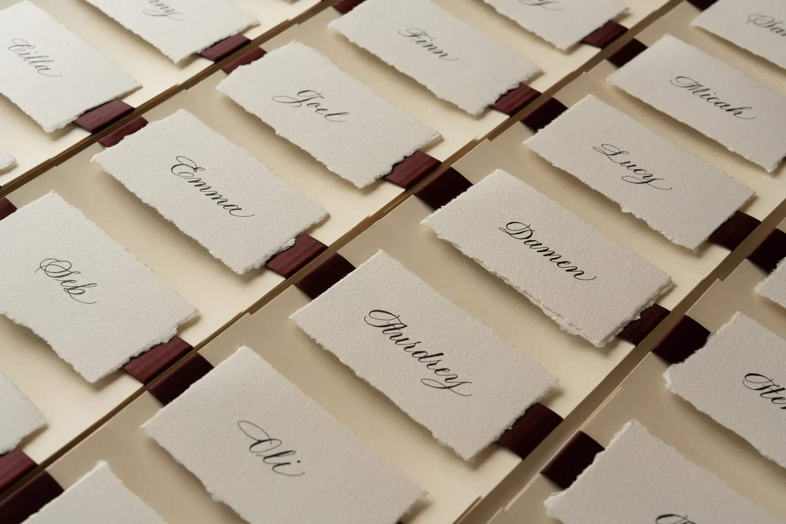 Calligraphy place card 1