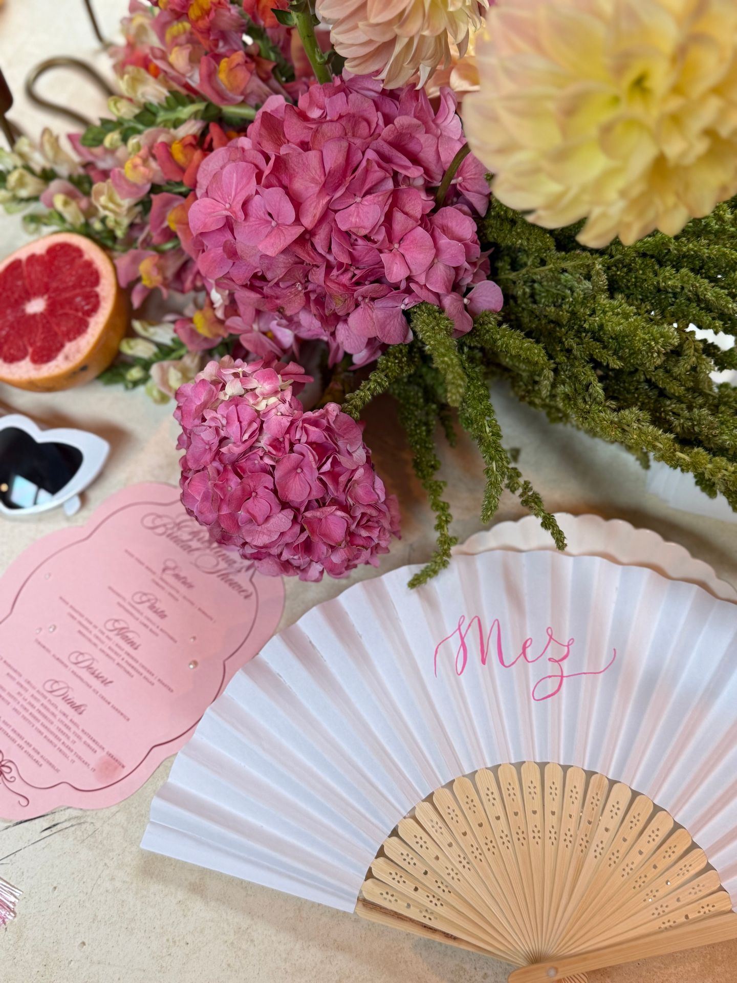 10 Personalised Fans Hens Party