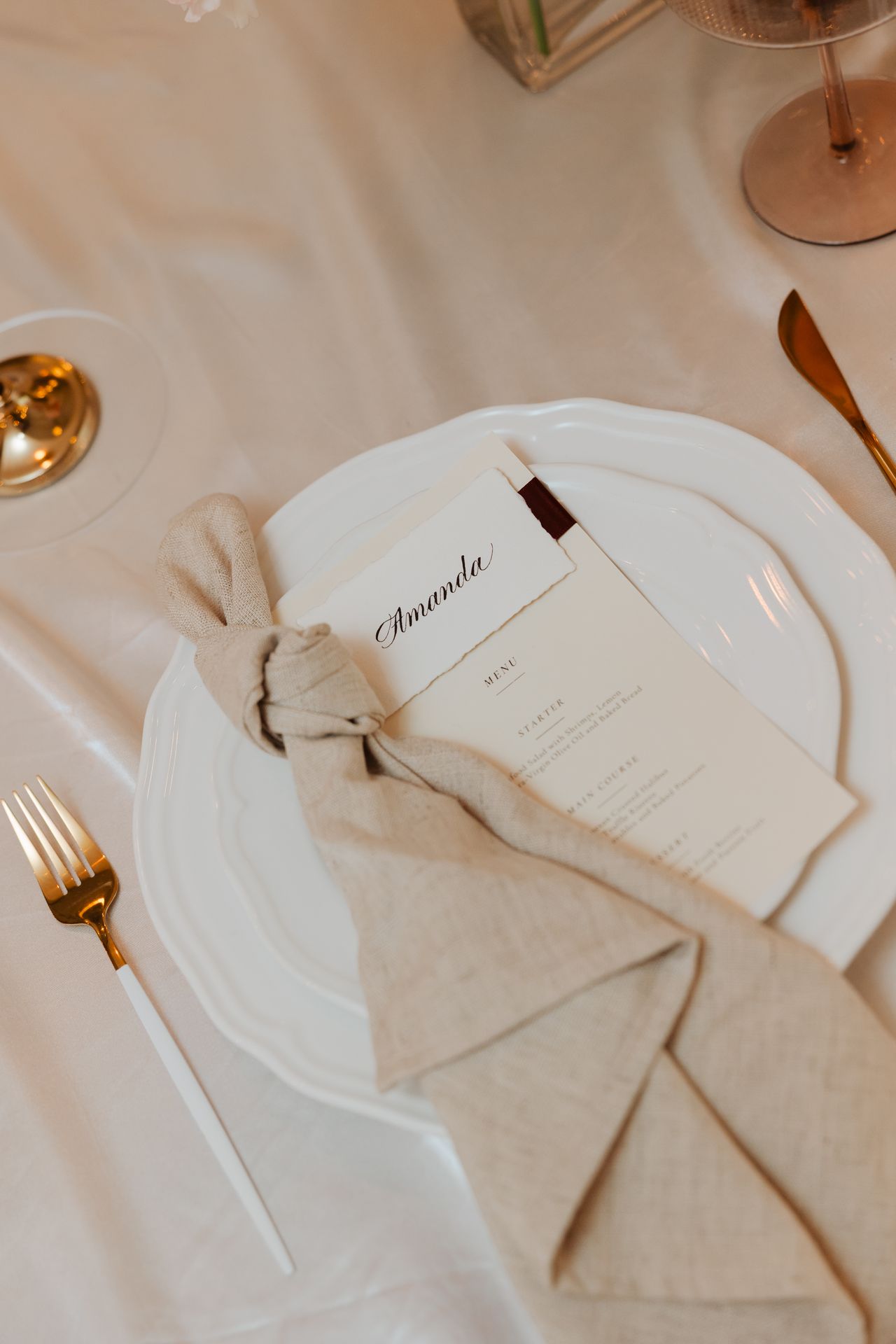 12 Calligraphy place card 2