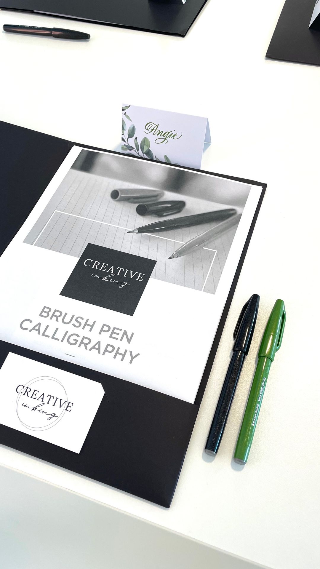 Brush Pen Calligraphy workshop 1