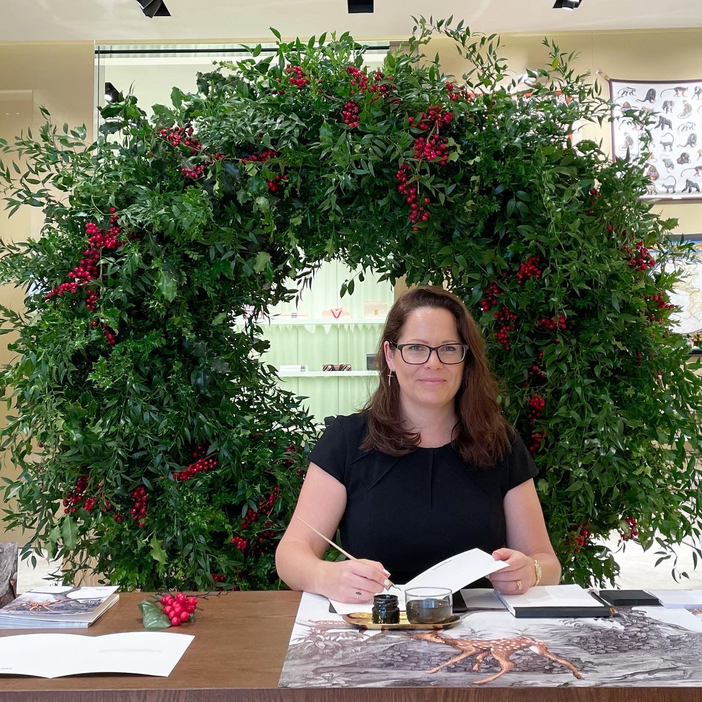 Burberry Christmas Calligraphy 1