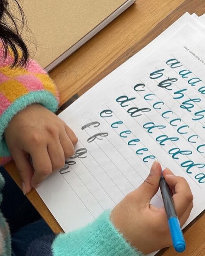 Kids calligraphy workshop