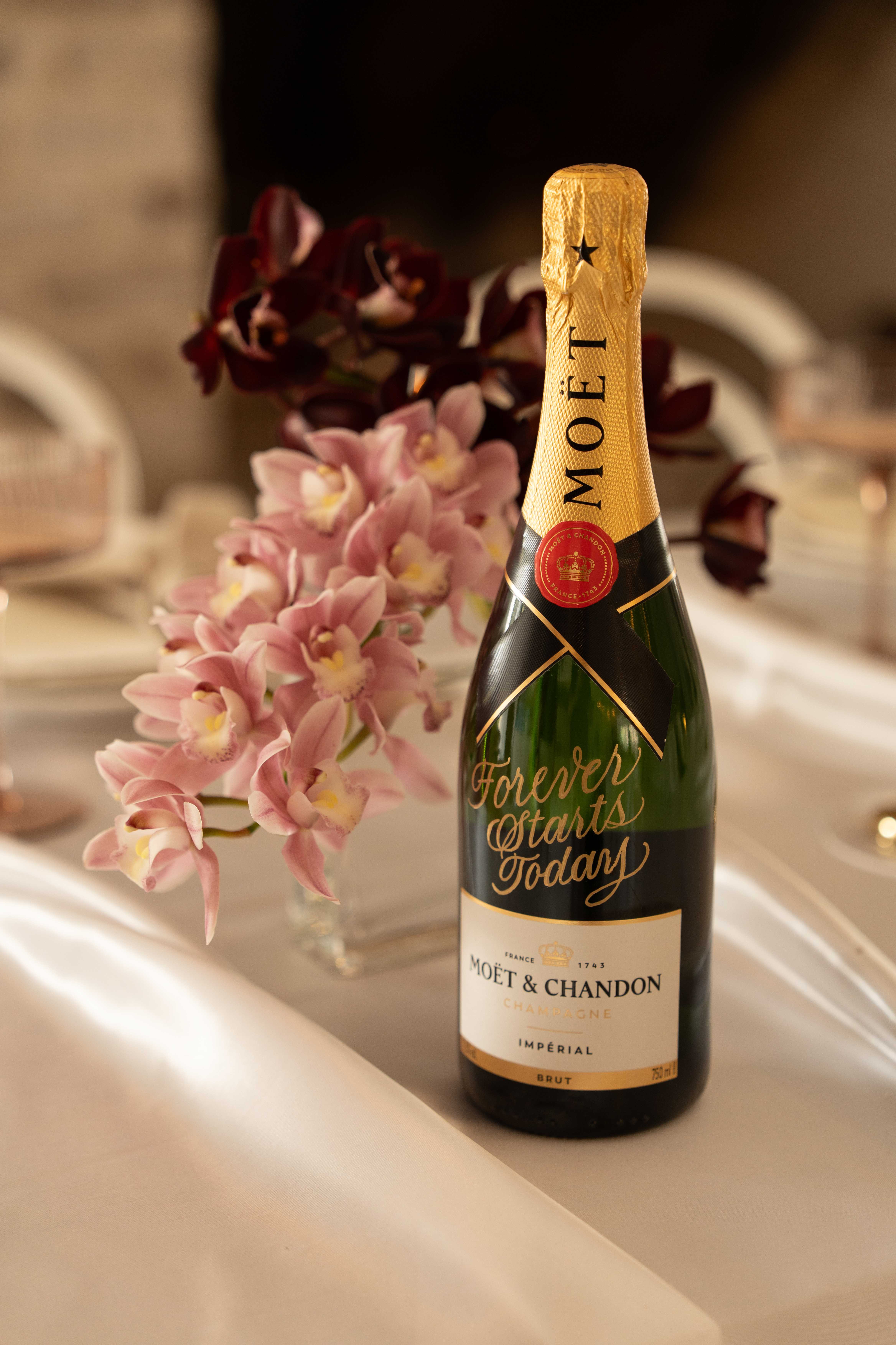 Painted Personalised Champagne 2