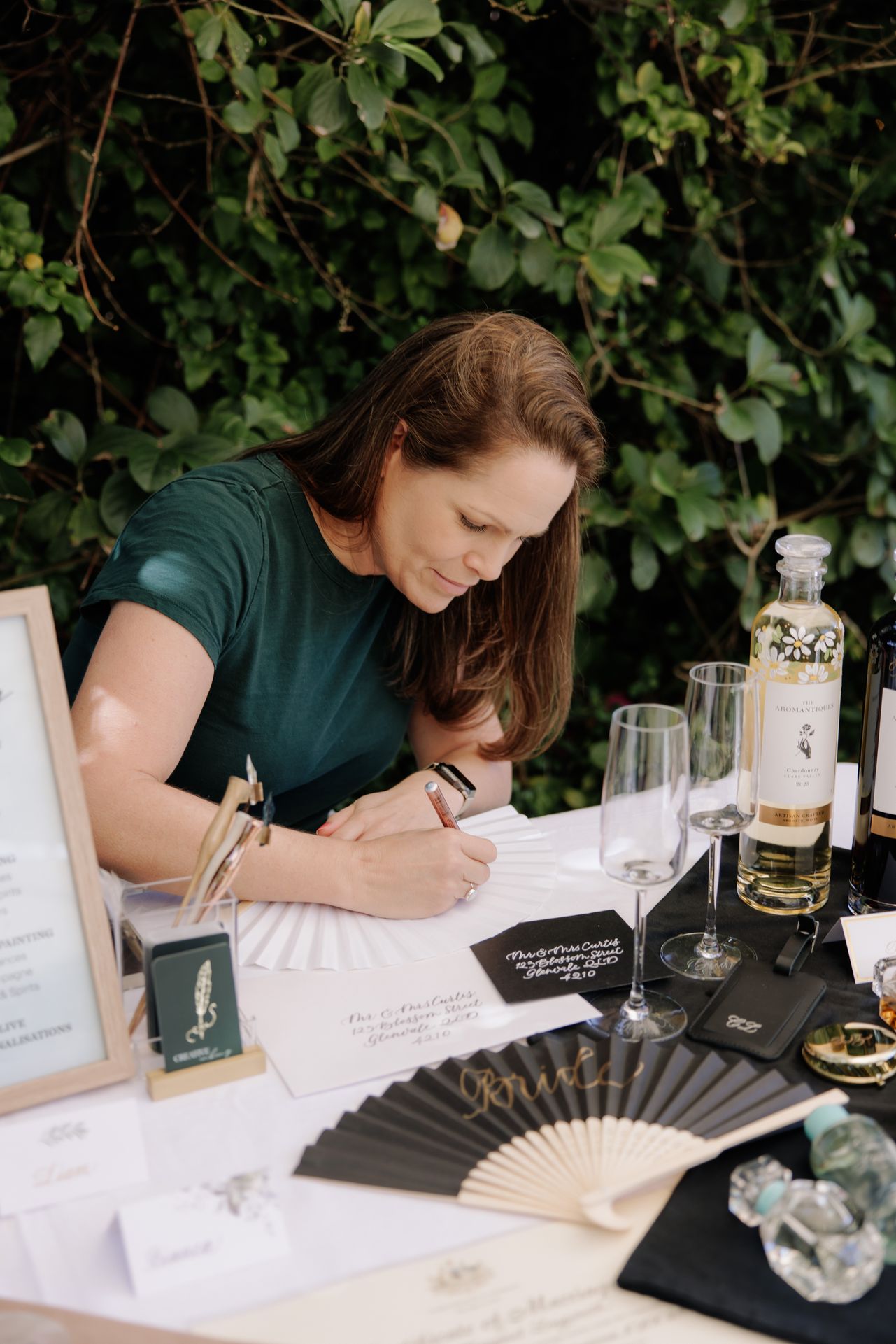 Personliased fans for Osteria Open Day